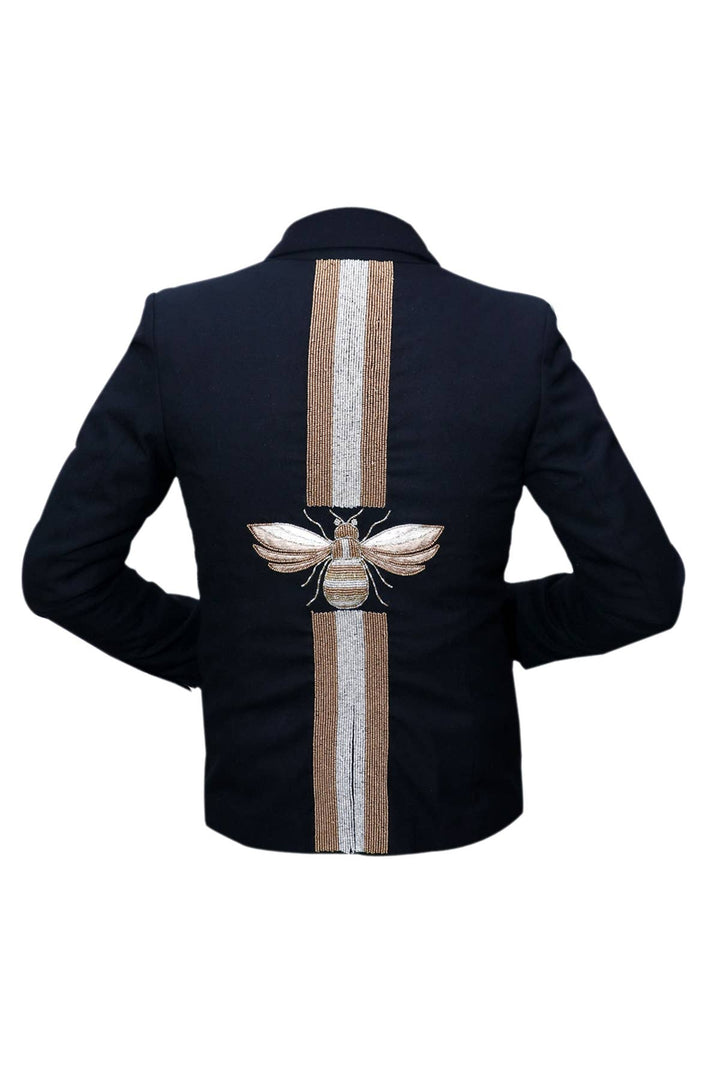 Bee LinenNavy Blazer/ S