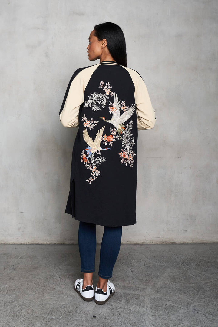 Embr Baseball Duster: Black / M