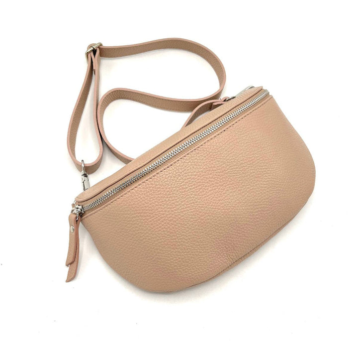 Leather Waist Bag, Made in Italy, 112466