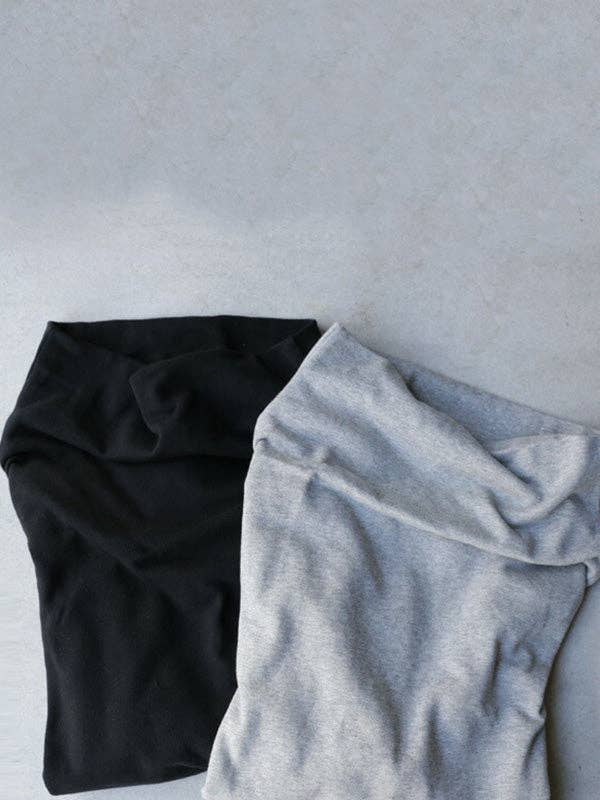 Black&Gray T-Shirt: GRAY / M