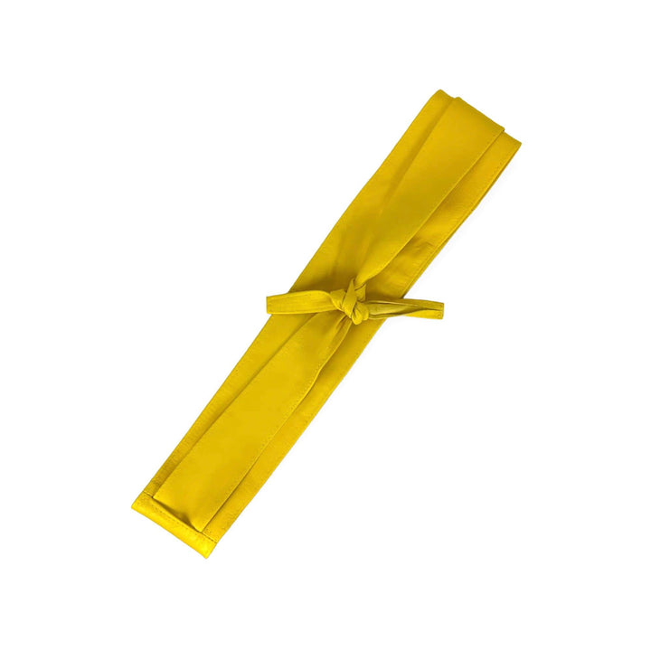 Sash leather : Mustard