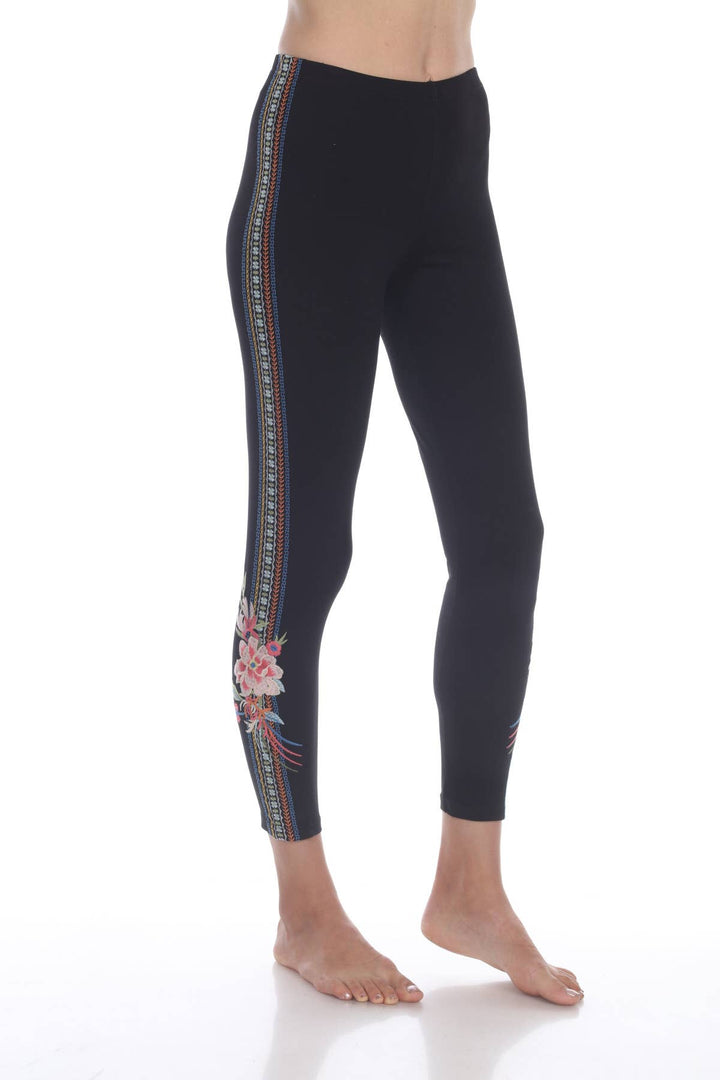 Stretch Legging: Black / L
