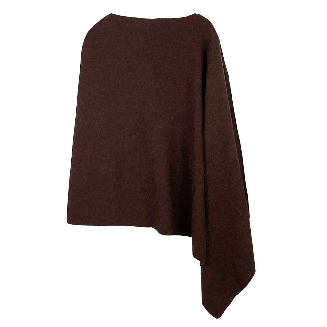 Scarf Poncho: BLK / One Size
