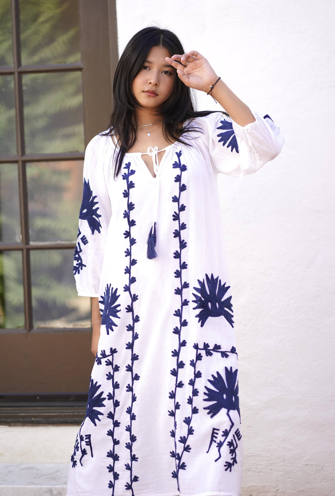 Elana Dress: White