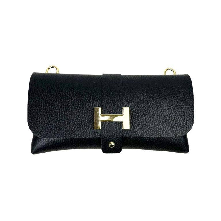 Leather Bag with Chain Handle: Network