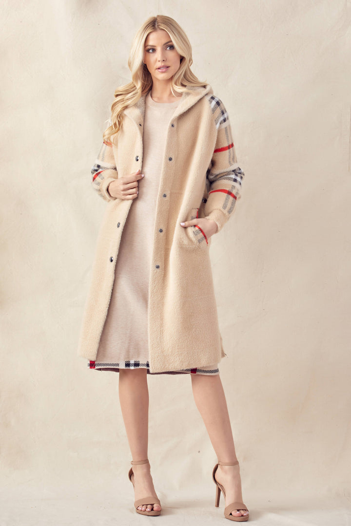 Sonnai Sweater Coat: Grey / S / 52092
