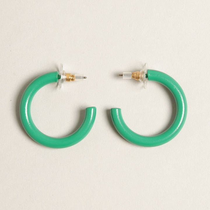 Hoop Post Earring / PINK