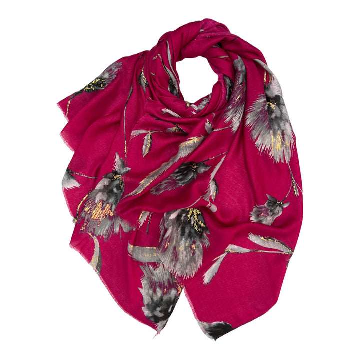 Dusty miller scarf: Black