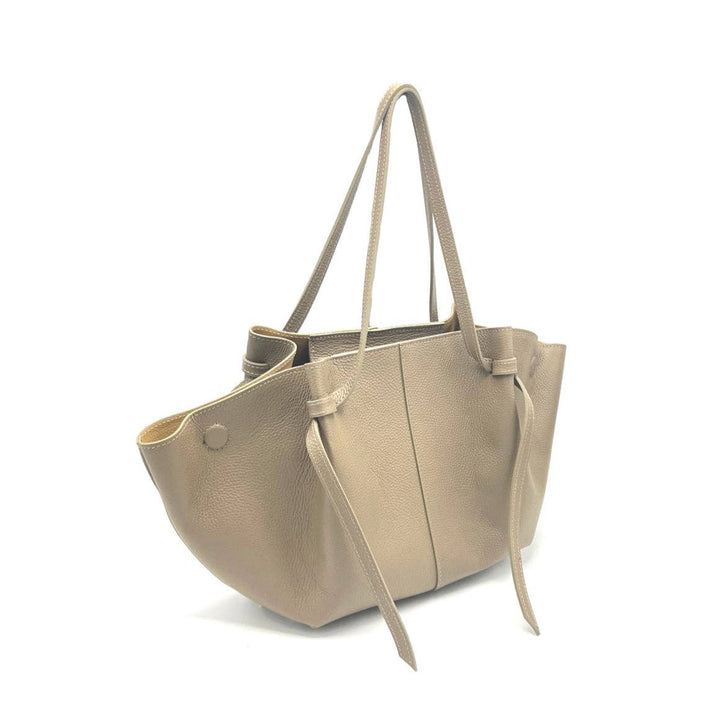 leather bag, Made in Italy, 112615: Blk