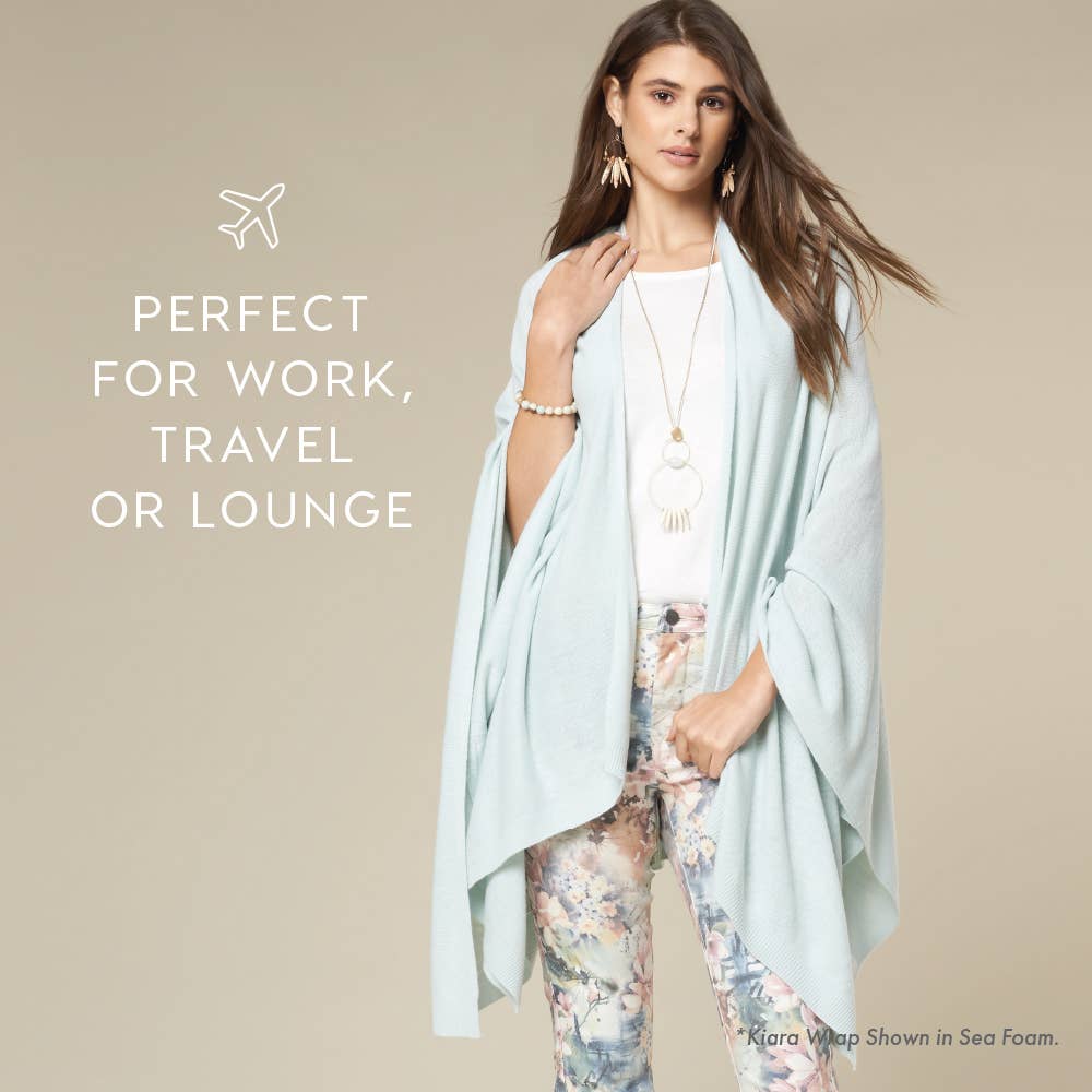 Kiara Lightweight Wrap: Apple Green