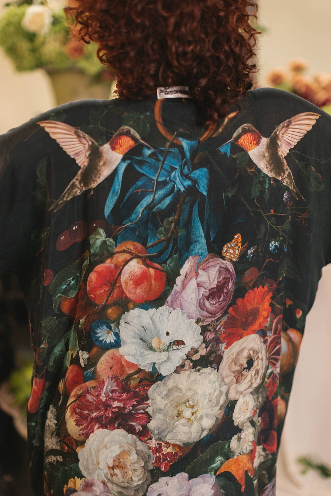 Flight of Fancy Kimono Hummingbird