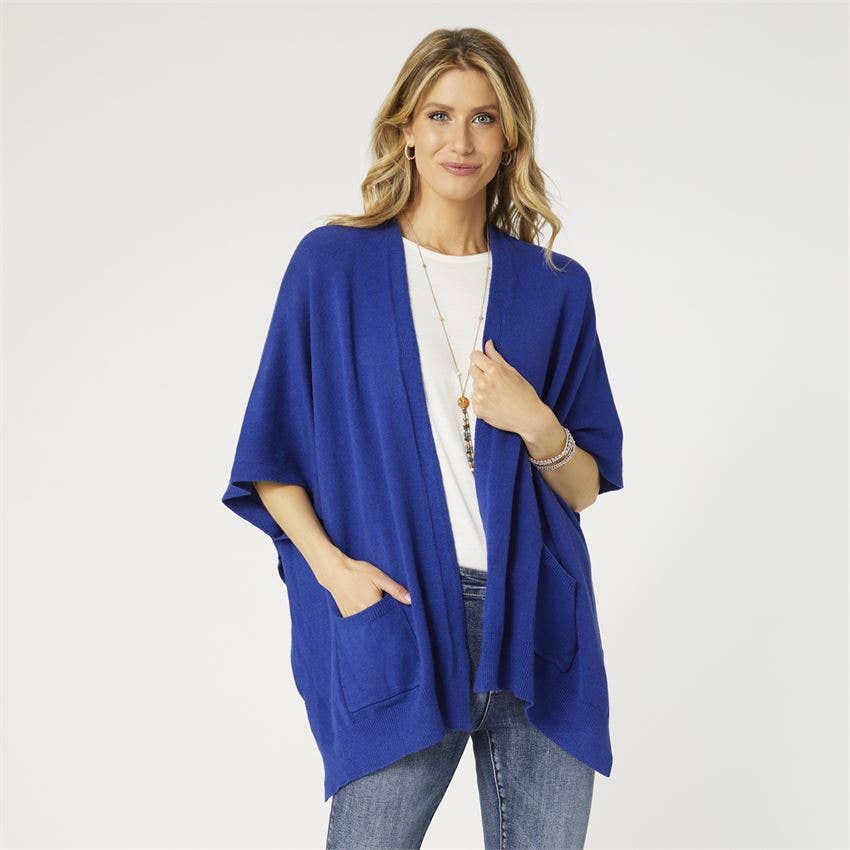 Cardi w/ Pocket Blk