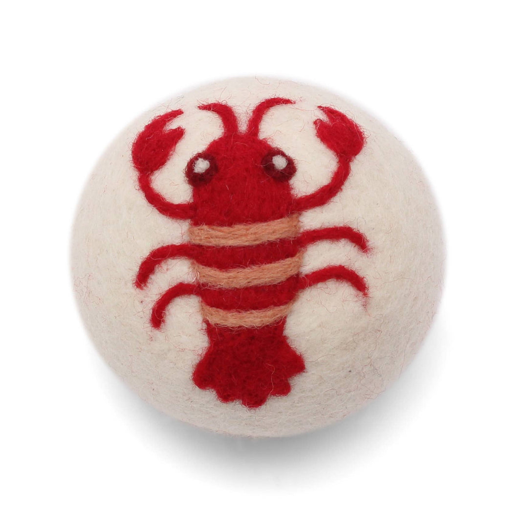 Wool Dryer Balls: Happy Fish