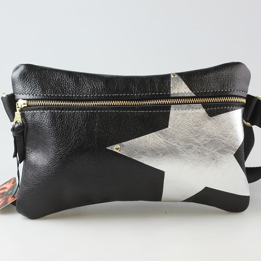 Metallic Vail Hipbag w/Star: Jet