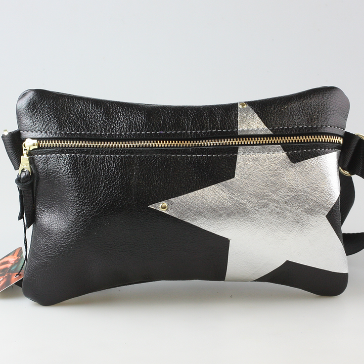 Metallic Vail Hipbag w/Star: Jet