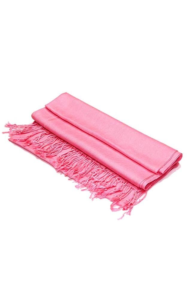 Berry Color Fashion Pashmina Shawl Scarf