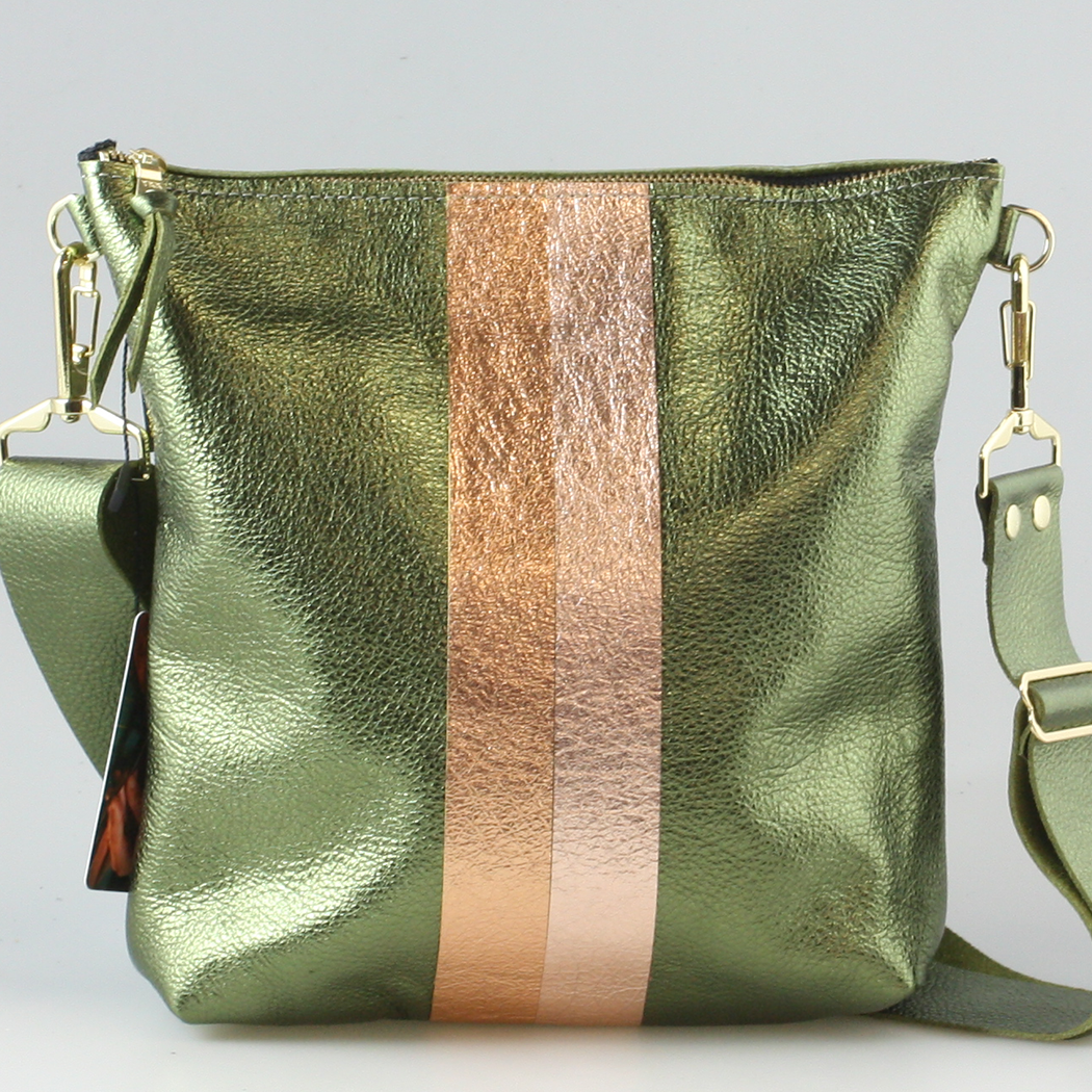 Graham Crossbody: Jet/Silver