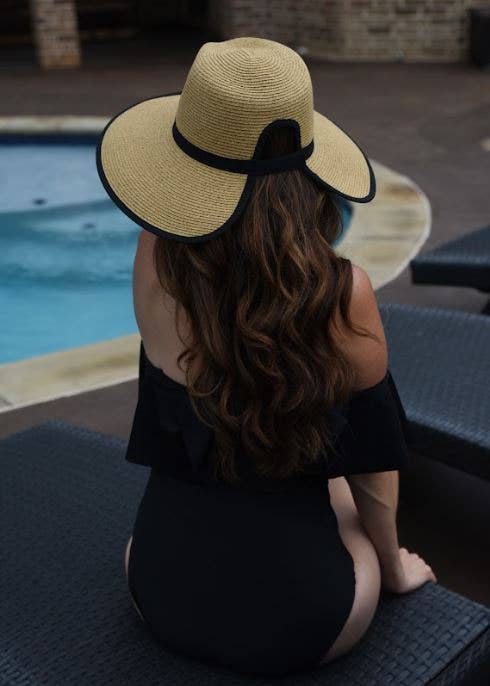 Face Saver Straw Hat