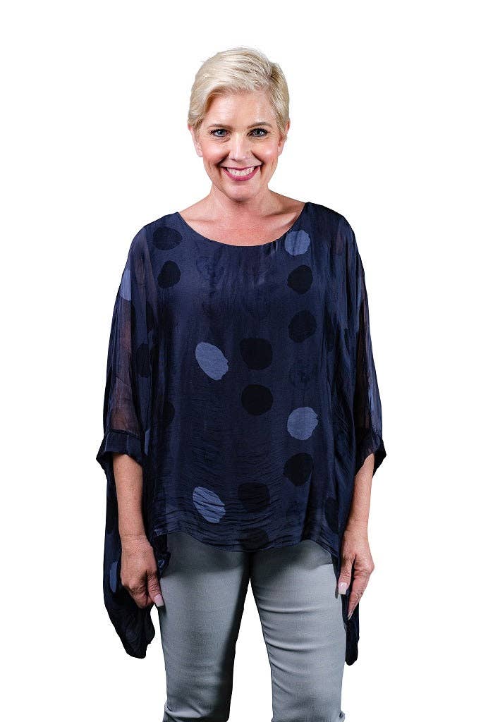 Circle Silk Kaftan (BQ201R):Olive