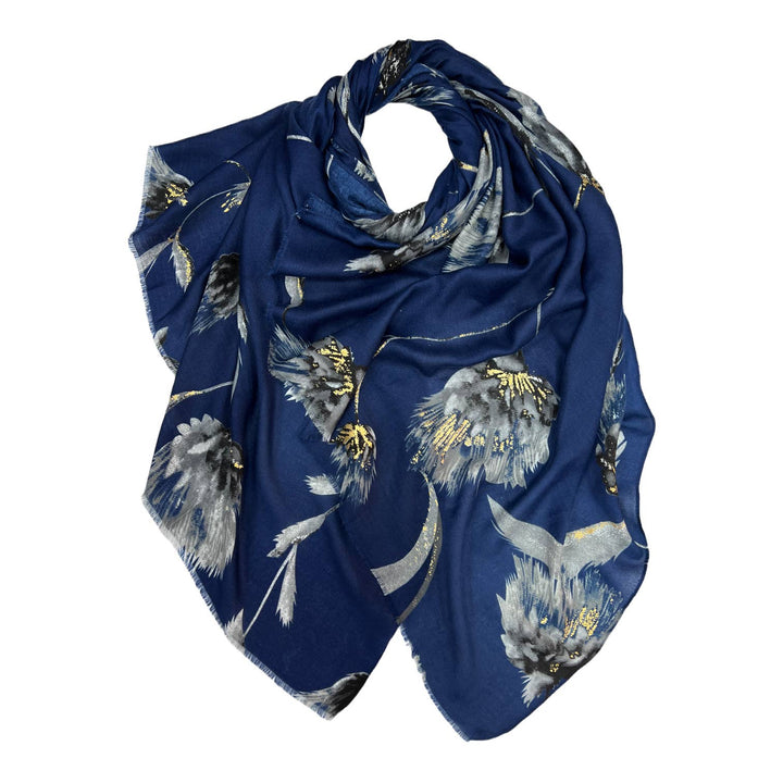 Dusty miller scarf: Black