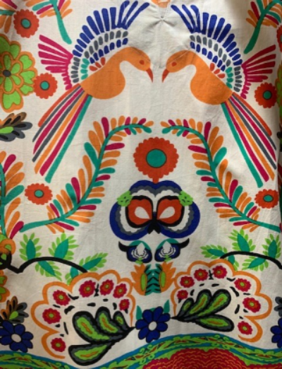 Mexican Birds Tunic: M