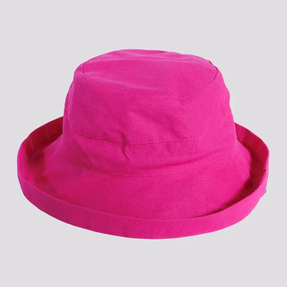 Cotton Sun Bucket Hat: Natural