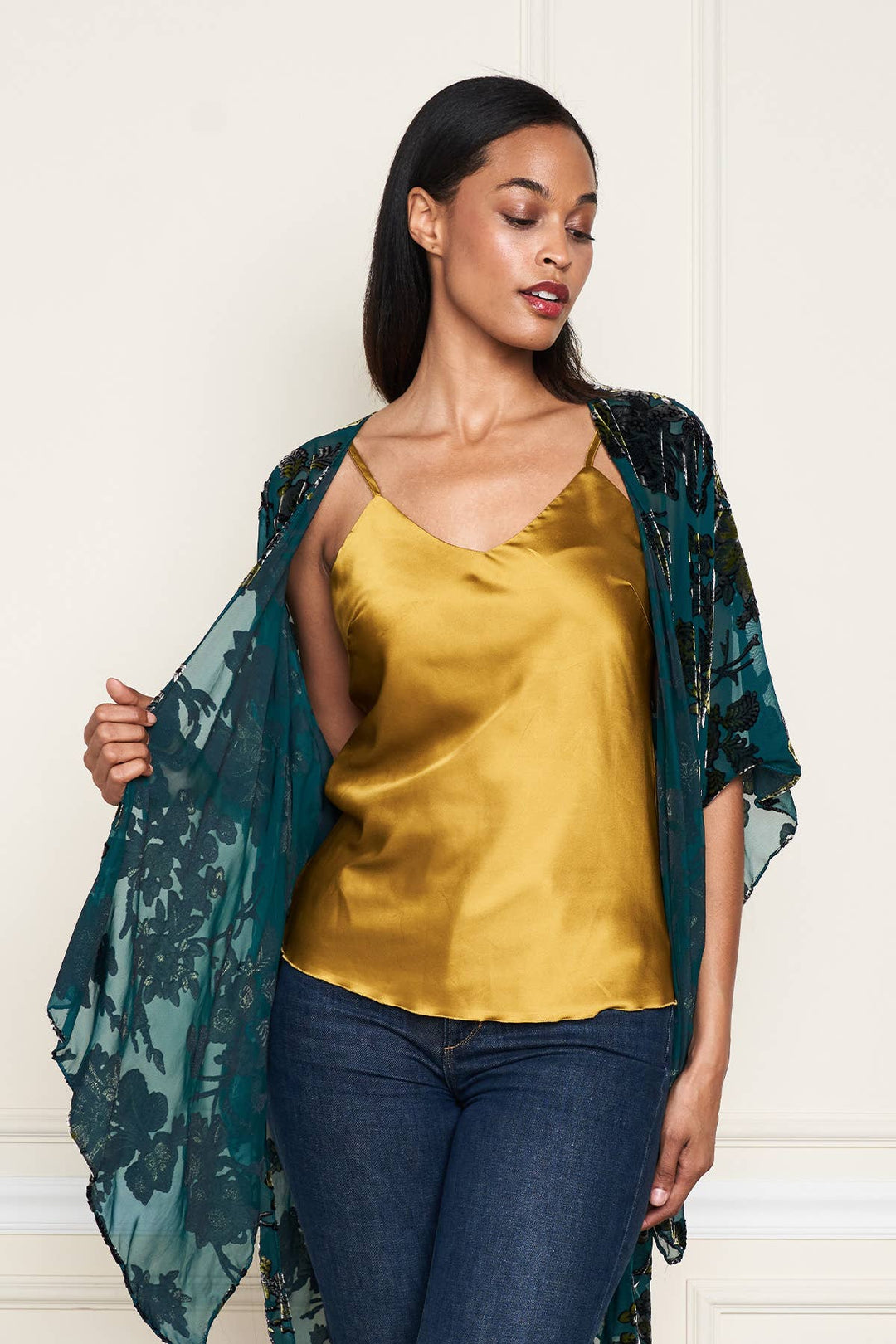 Satin Cami: Copper / S