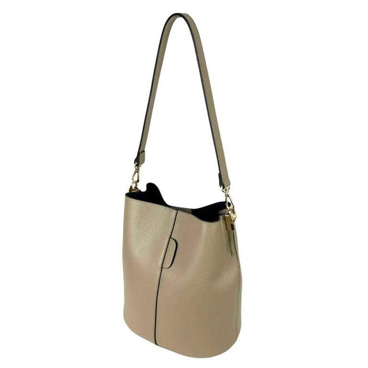 High Quality Italian Leather Shoulder Bag: Red