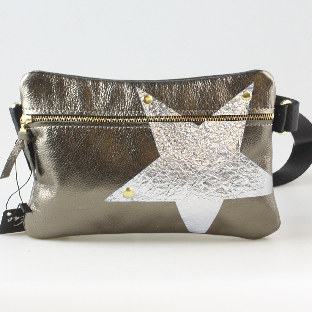 Metallic Vail Hipbag w/Star: Jet