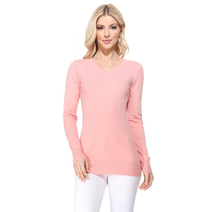 V-Neck Soft Sweater MK5501: NAVY / M