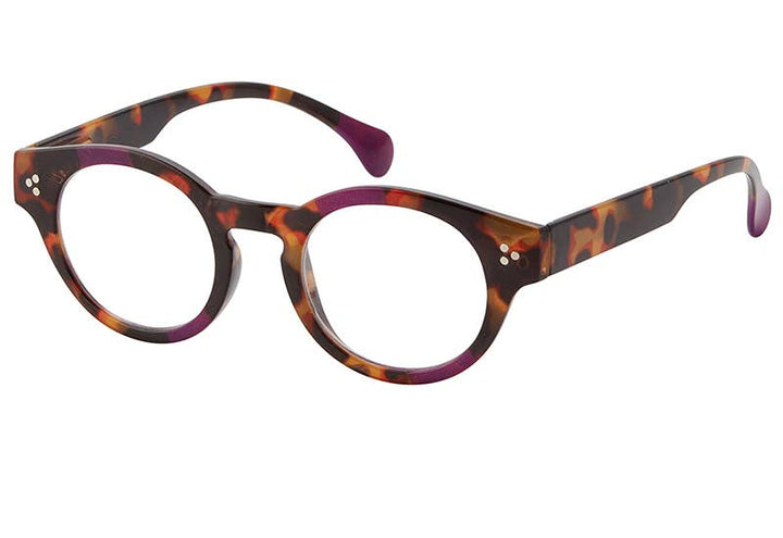 I Heart Eyewear - Kinslee Reading Glasses: Purple Tortoise / +2.75