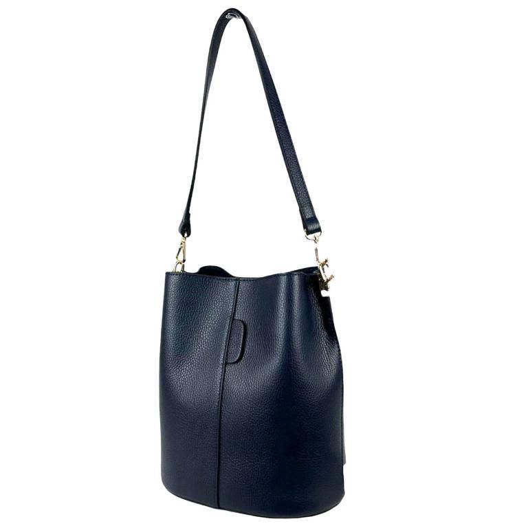 High Quality Italian Leather Shoulder Bag: Red