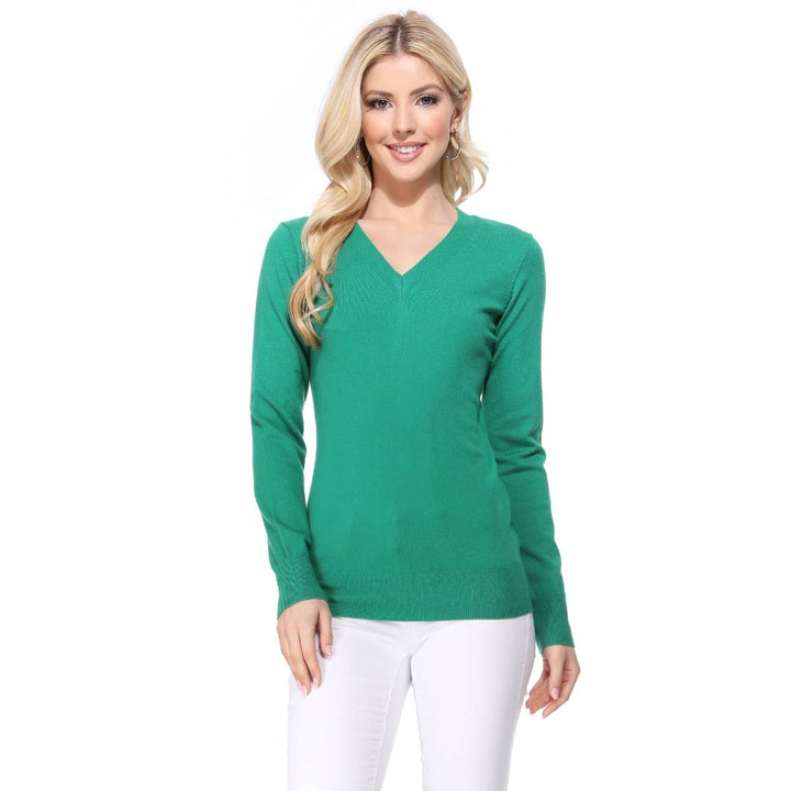 V-Neck Soft Sweater MK5501: NAVY / L