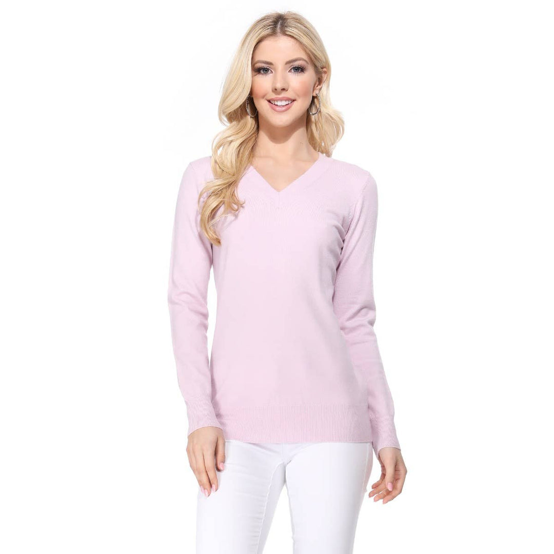 V-Neck Soft Sweater MK5501: NAVY / M