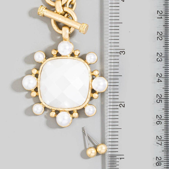 Stone Pendant Necklace
