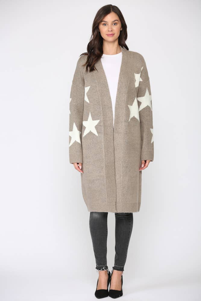 STANCIA STAR SWEATER JKT