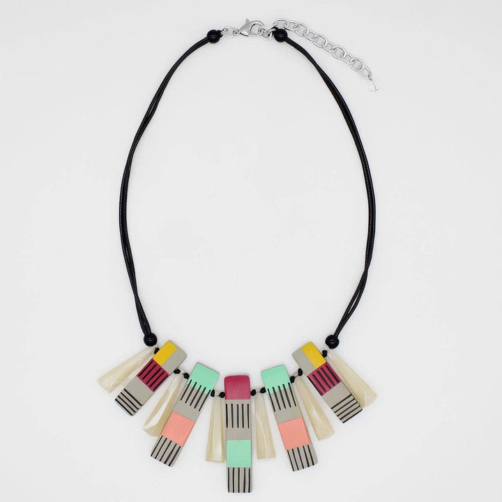 Vivid Cascade Charm Necklace