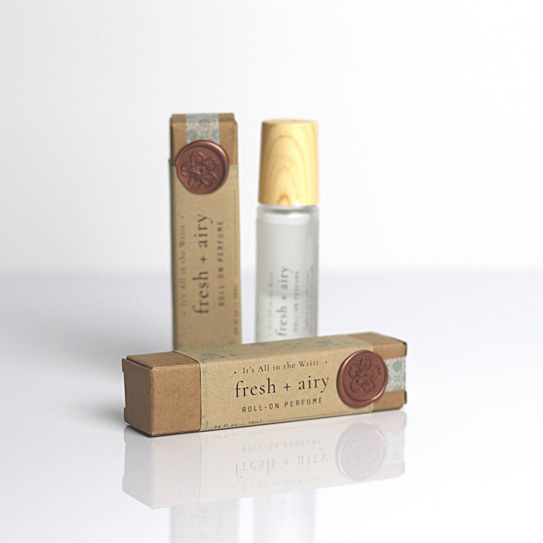 Roll-on Perfume (5 Scents): Exotic + earthy