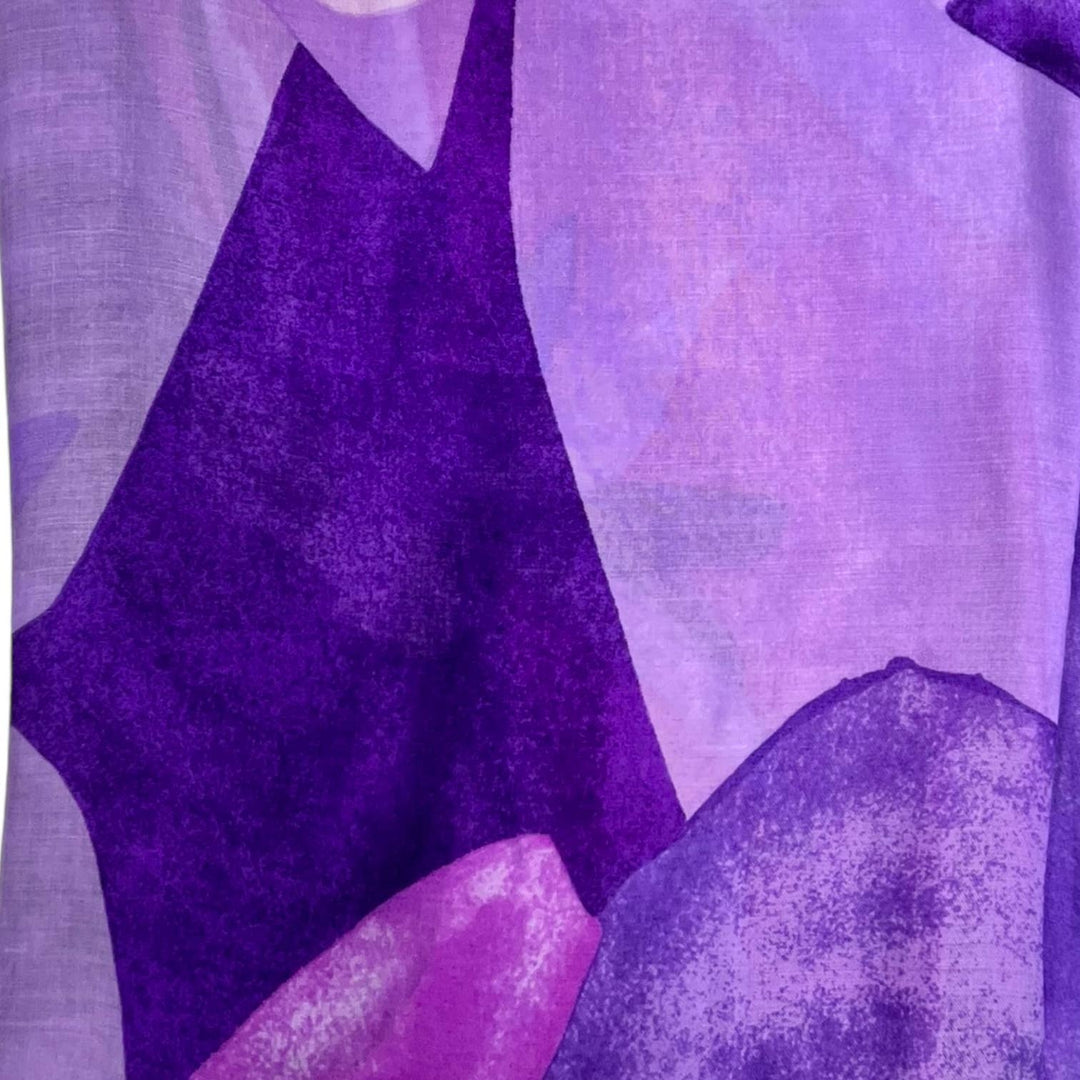 Soft Abstract painting scarf: Pink