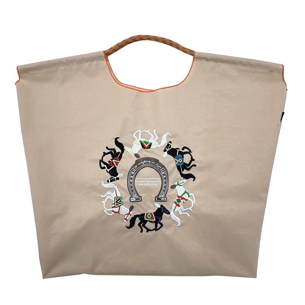 Horse Embroidery  Handbag : BGE