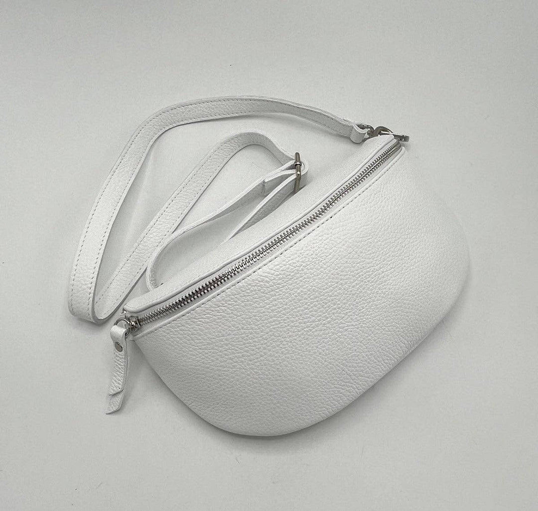Leather Waist Bag, Made in Italy, 112466
