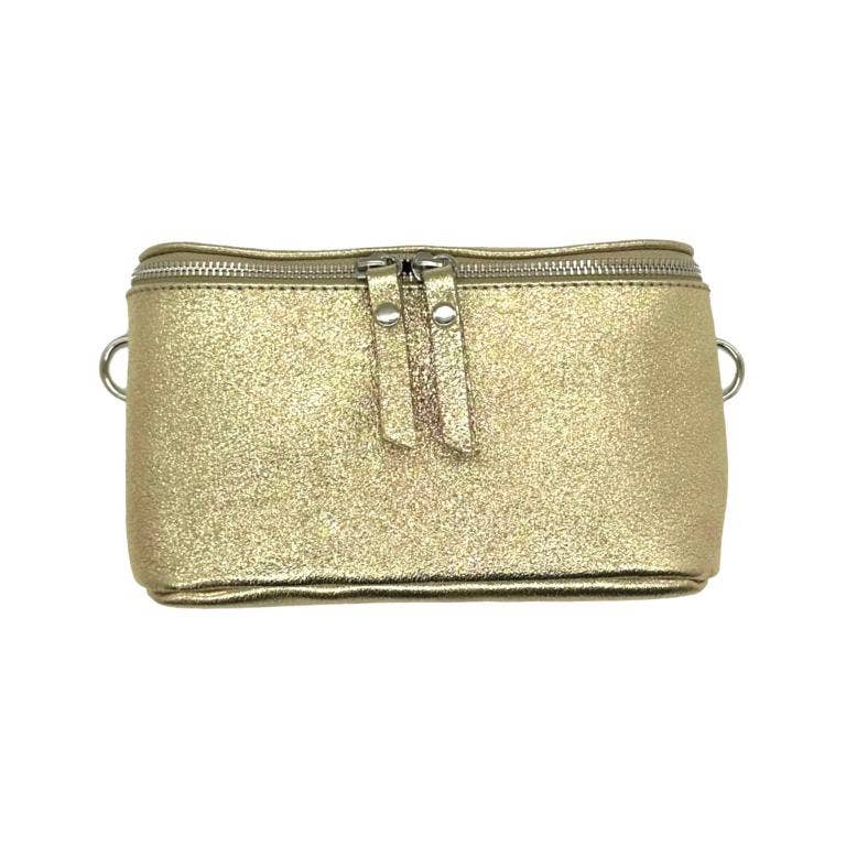 Leather Waist Bag Veranito: Gold