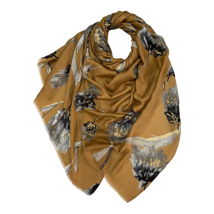 Dusty miller scarf: Black