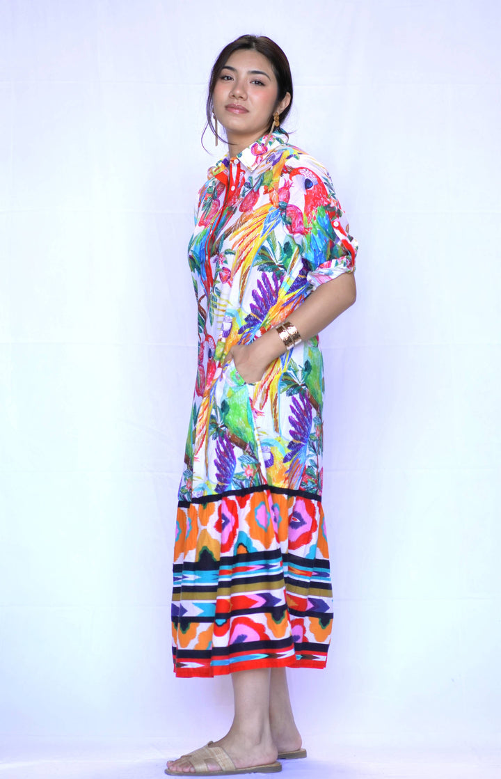 Tropics Dress Multi: Multi / S