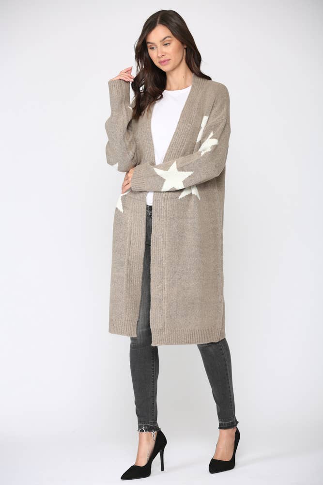 STANCIA STAR SWEATER JKT