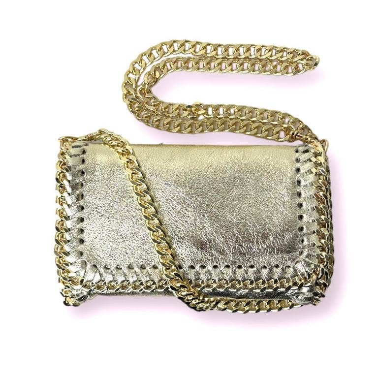 Leather Bag Chain: Rose