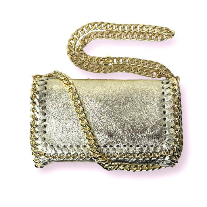 Leather Bag Chain: Rose