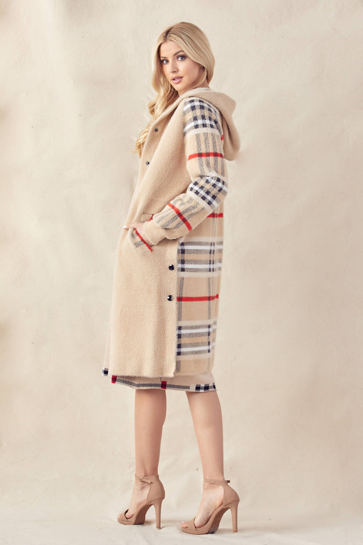 Sonnai Sweater Coat: Grey / XL / 52092