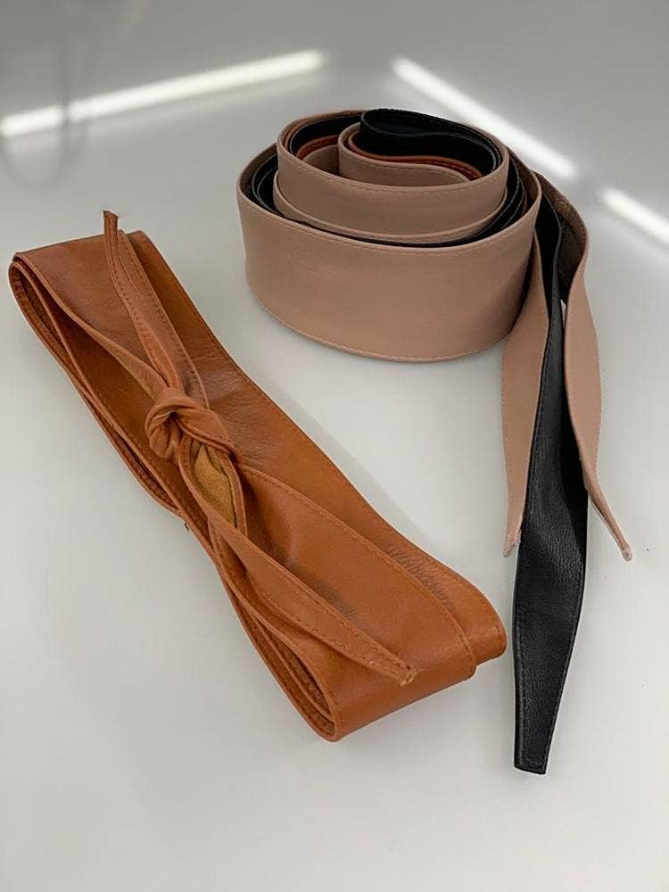 Sash leather : Mustard