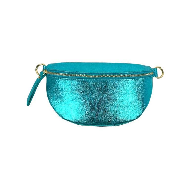 Metallic Leather Waist : Money